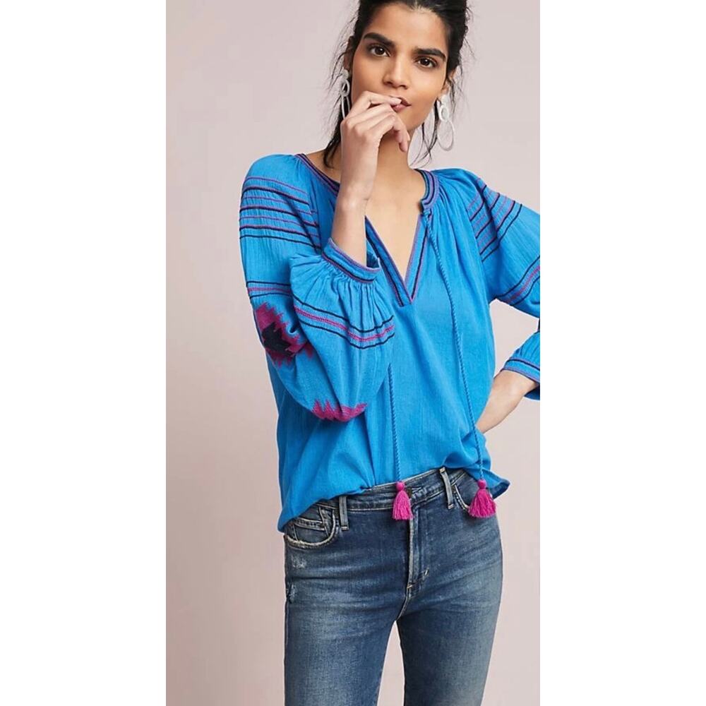 Maeve by Anthropologie Boho Shirt